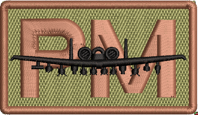 PM- Duty Identifier Patch with A-10
