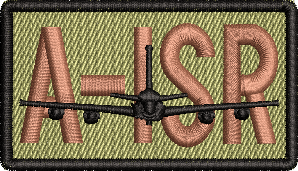 A-ISR - Duty Identifier Patch with RC-135 *BLACK BORDER*