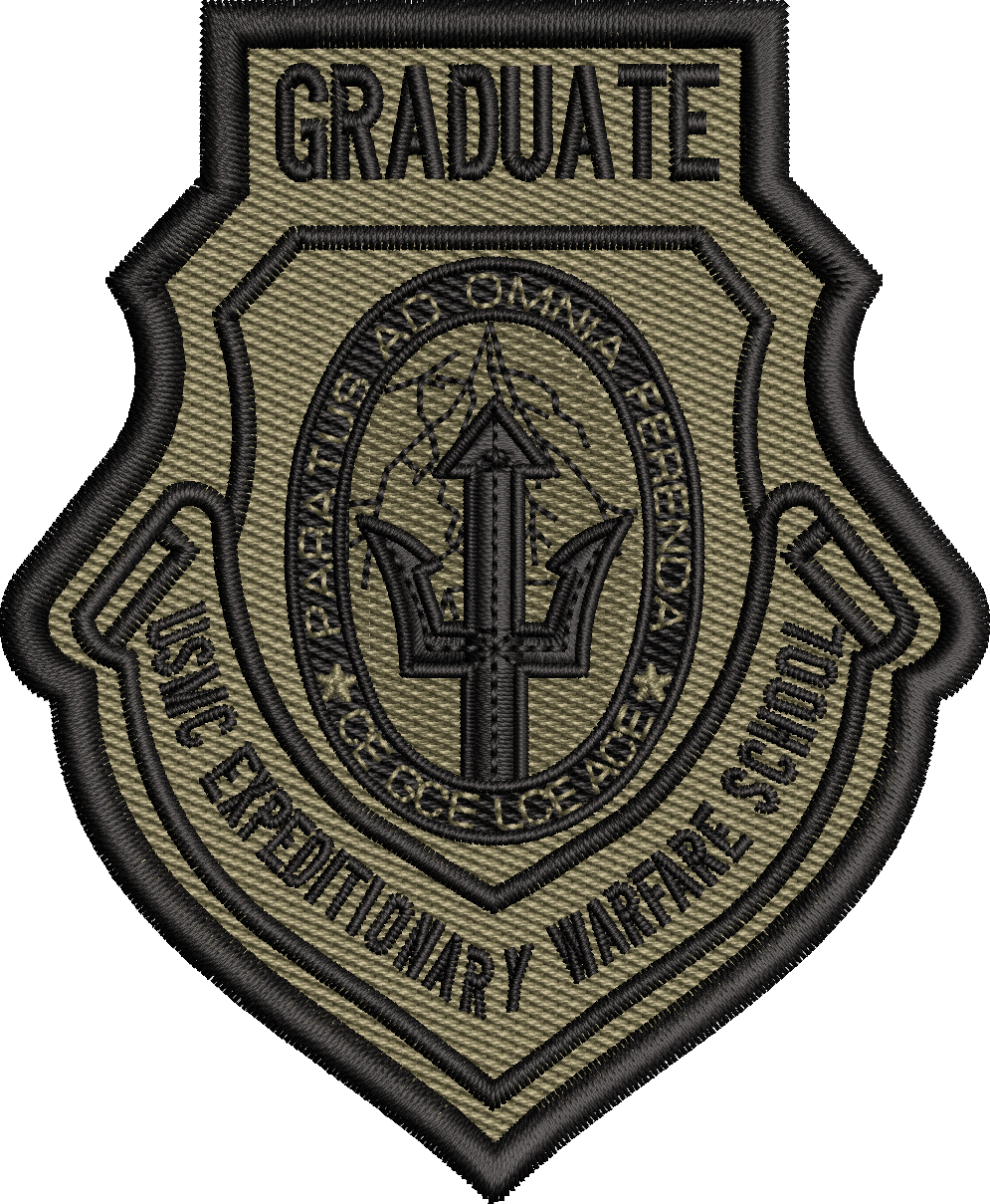 Graduate - USMC Expeditionary Warfare School - OLIVE DRAB
