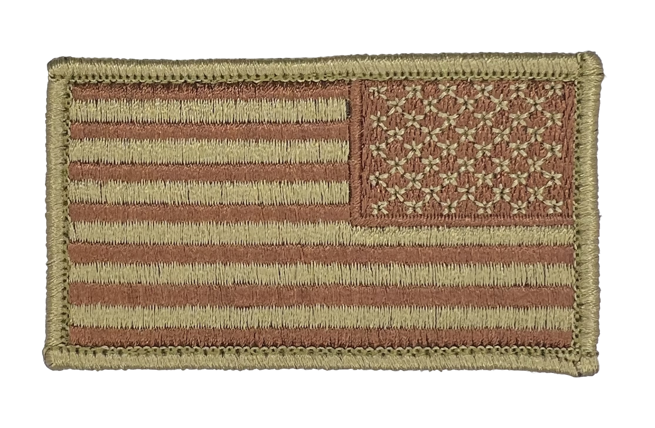 Spice Brown Reversed American Flag