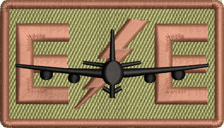 EE - Duty Identifier Patch with Lightning bolt and KC-135