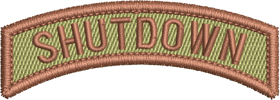 SHUTDOWN - Rocker Tab