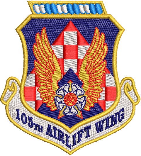 105th Airlift Wing - Reaper Patches