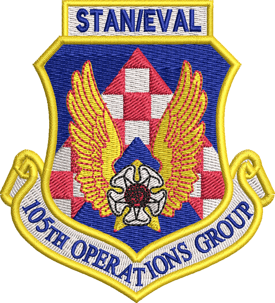 105th Operations Group STAN/EVAL - Patch  COLOR