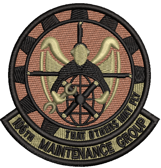 106th Maintenance Group Patch - OCP Darkside - Reaper Patches