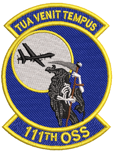 111th OSS (TUA VENIT TEMPUS) Patch - Reaper Patches