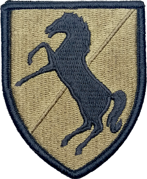 11th Armor Cavalry OCP Patch with Fastener