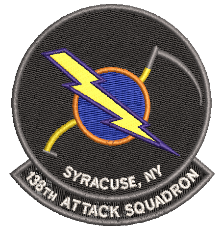 138th Attack Squadron Patch (NYANG) - Reaper Patches