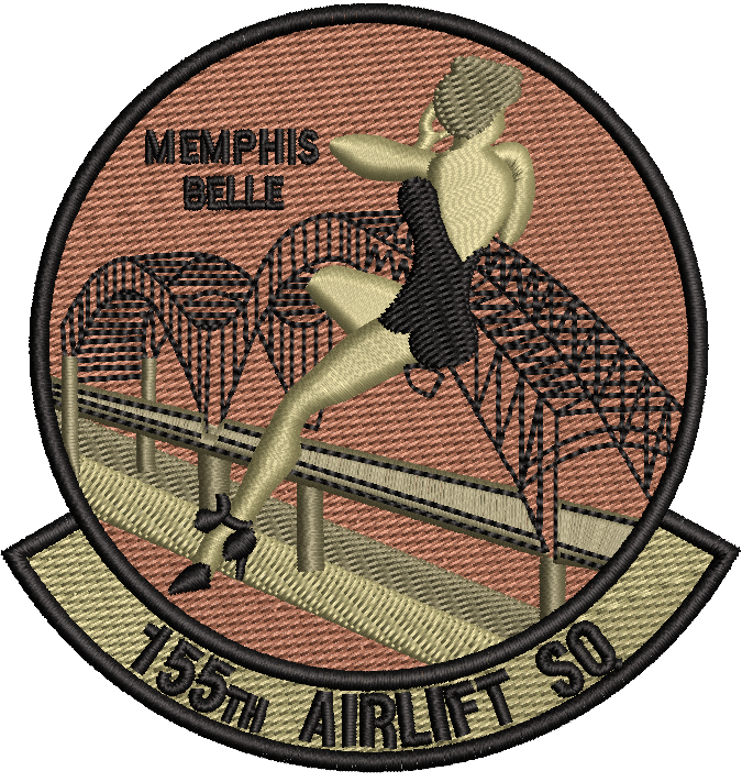 155th Airlift Squadron Patch - OCP