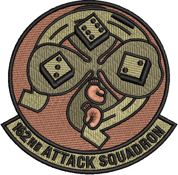162nd Attack Squadron (ATKS) Patch OCP Unofficial - Reaper Patches