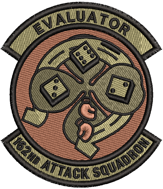 162nd Attack Squadron (ATKS) Patch OCP Unofficial EVALUATOR