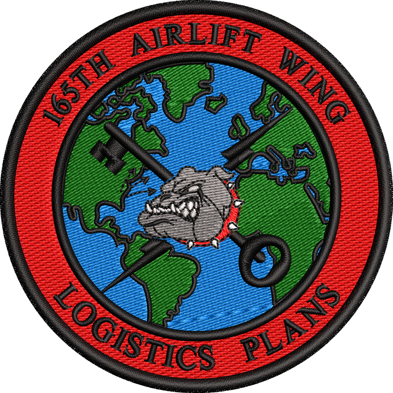 165th Airlift Wing - Logistics Plans -Patch