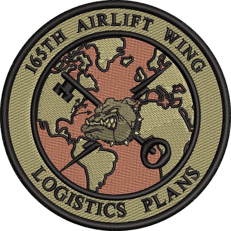 165th Airlift Wing - Logistics Plans - Patch OCP