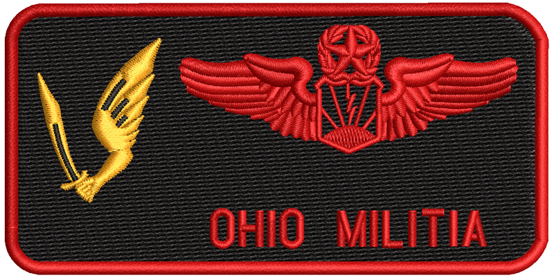 RPA Name Tag  (178 OSS) - OHIO MILITIA - Reaper Patches