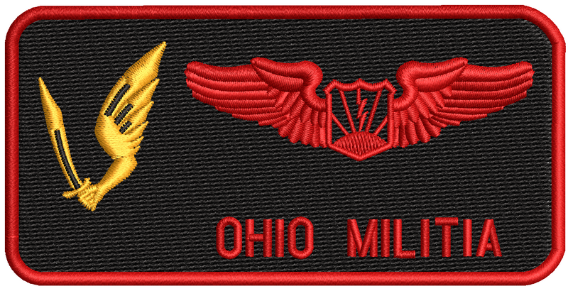 RPA Name Tag  (178 OSS) - OHIO MILITIA - Reaper Patches