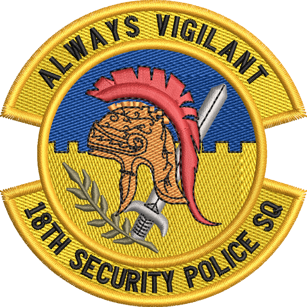 18th Security Police Sq - Always Vigilant - COLOR