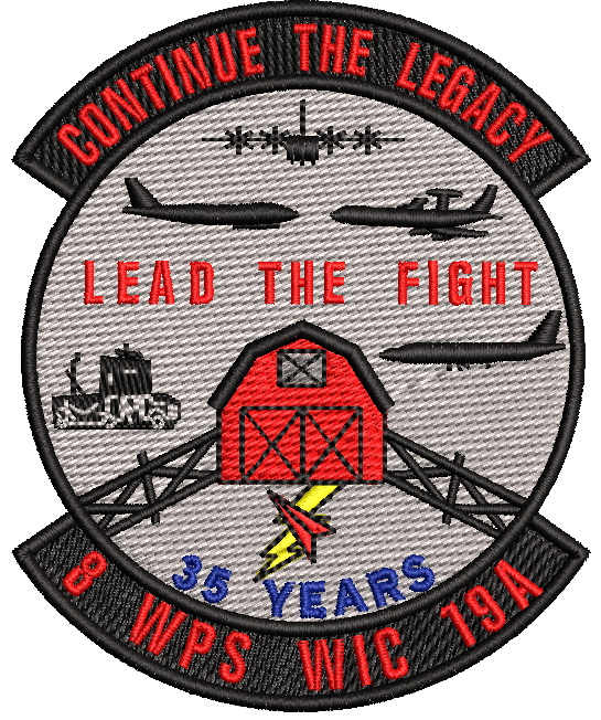 8 WPS WIC 19A - "Continue the Legacy" - Reaper Patches