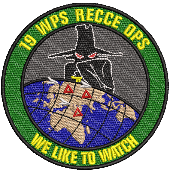 19 WPS RECCE OPS- We Like to Watch - Reaper Patches