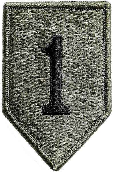 1st Infantry Division OCP Patch with Fastener
