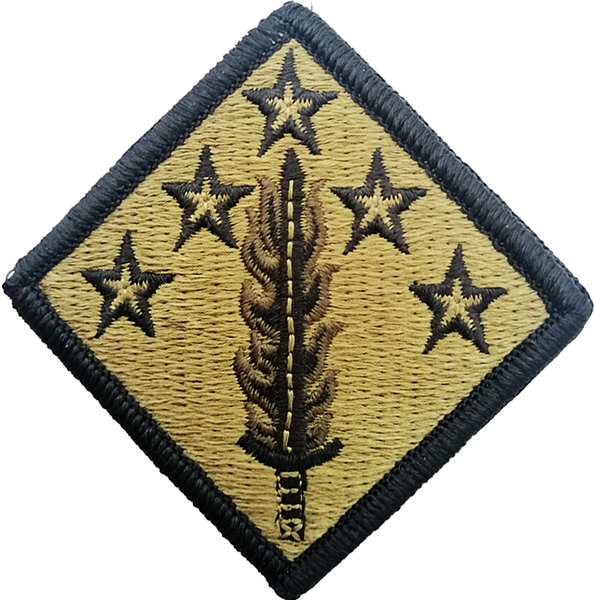 20th Support Command OCP Patch with Fastener