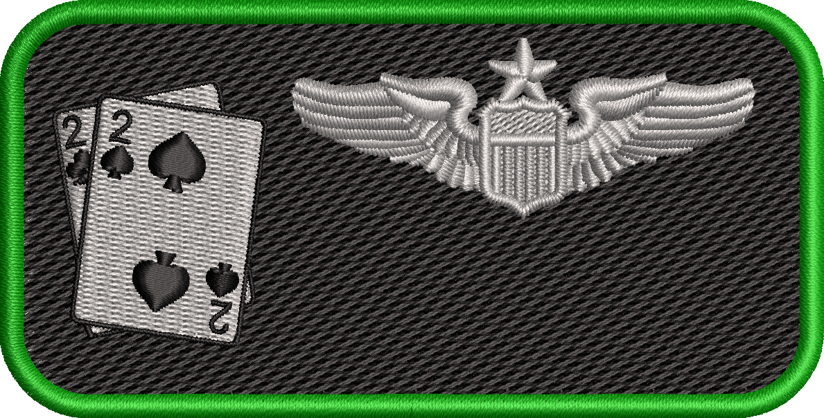 22nd ATKS-Friday Name Tag (Green & Gray)