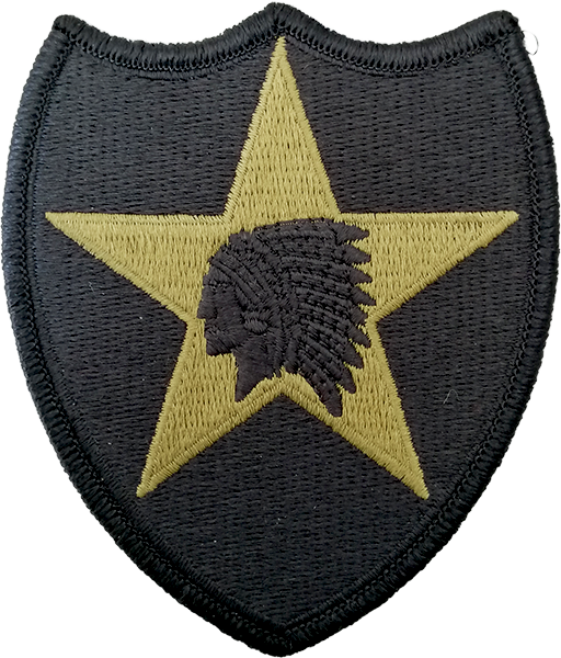 2nd Infantry Divison OCP Patch with Fastener