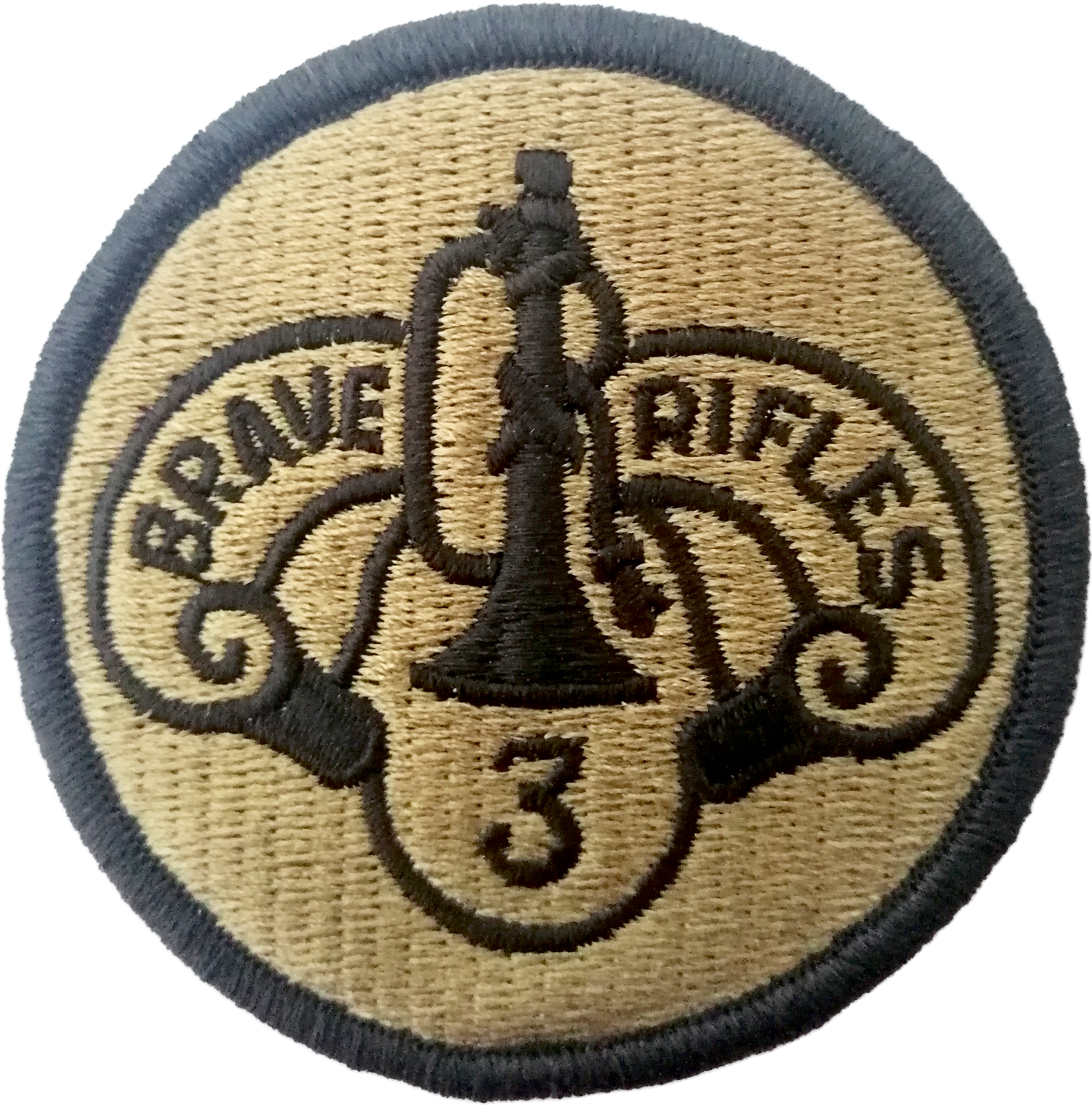 3rd Cavalry Regiment OCP Patch with Fastener
