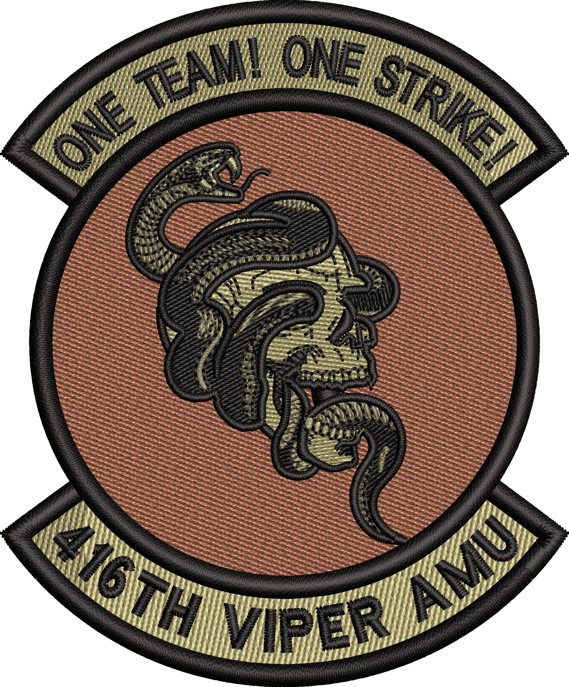 416th AMU VIPER Morale Patch ONE TEAM! ONE STRIKE!