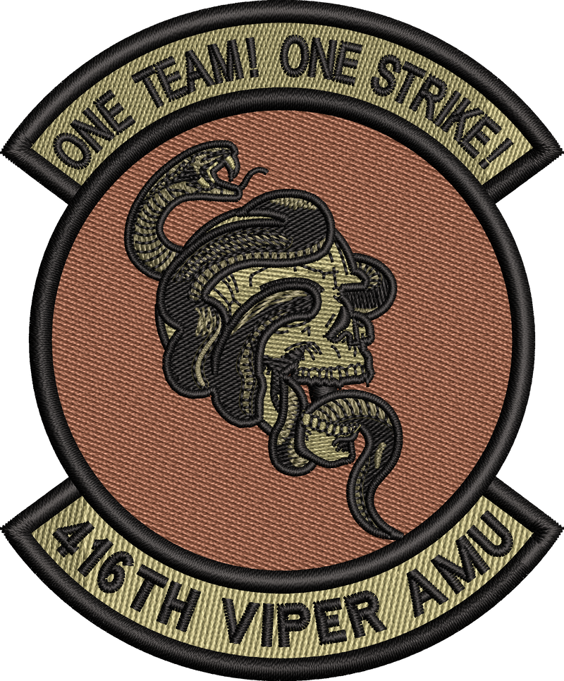 416th AMU VIPER Morale Patch "ONE TEAM! ONE STRIKE! "