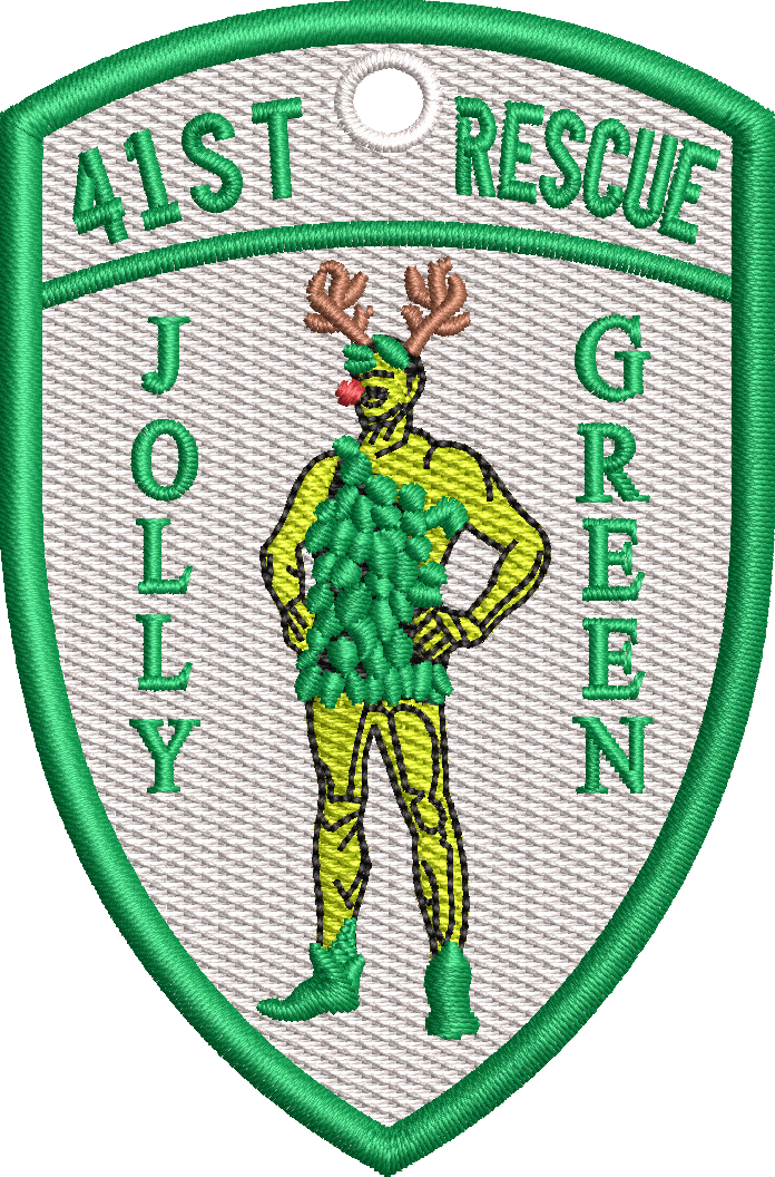 41st Rescue Sq Ornament - Jolly Green