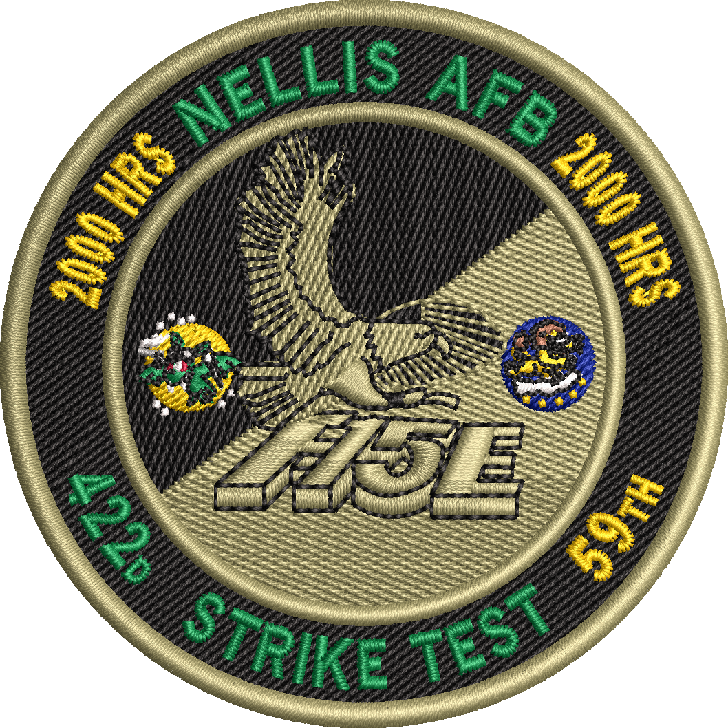 422D Strike Test 59th Nellis AFB 2000HRS