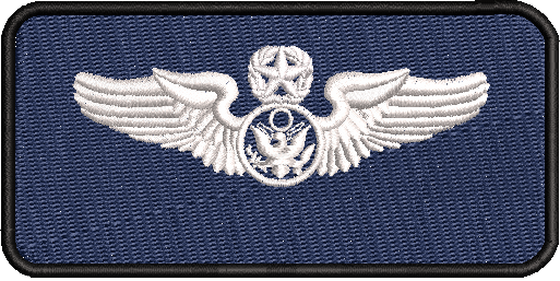 42d Attack Squadron Enlisted Aircrew- Standard Name Tag - Reaper Patches