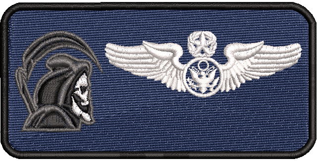 42d Attack Squadron Enlisted Aircrew- Friday Name Tag - Reaper Patches