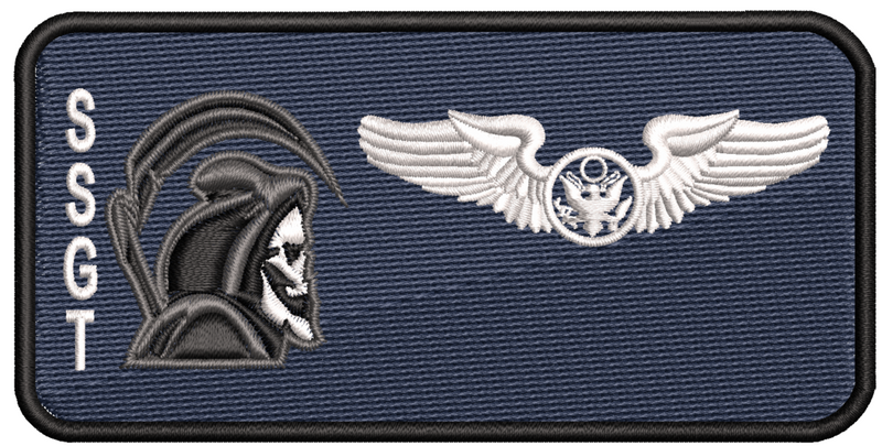 42d Enlisted Friday Name Tag - Reaper Patches