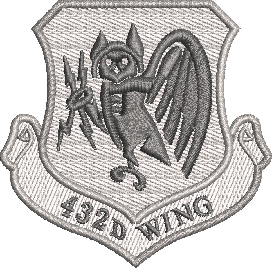 432D Wing Patch Whiteout