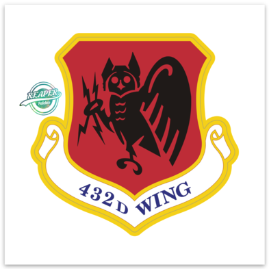 432d Wing- Sticker (ZAP)