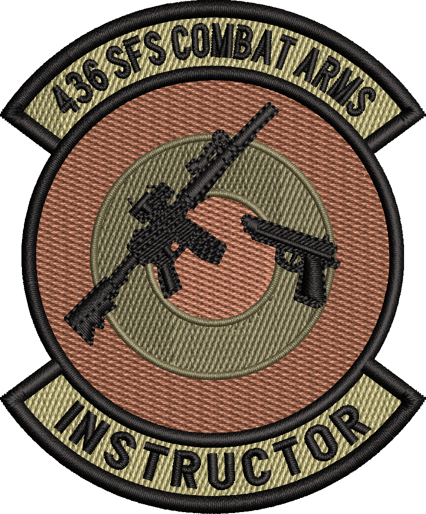 436 SFS Combat Arms Instructor Patch OCP