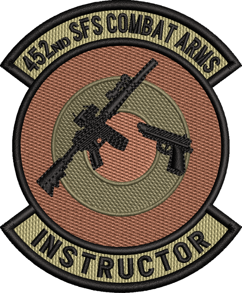 452 SFS Combat Arms Instructor Patch OCP