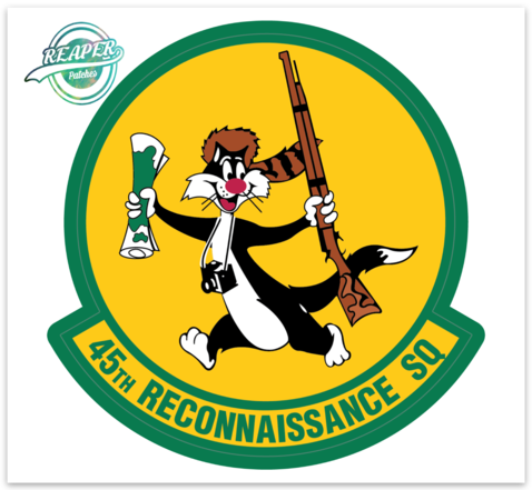 45th Reconnaissance Squadron- Zap - Reaper Patches