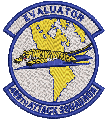 489th Attack Squadron -  Evaluator - Reaper Patches