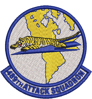489th Attack Squadron - Reaper Patches