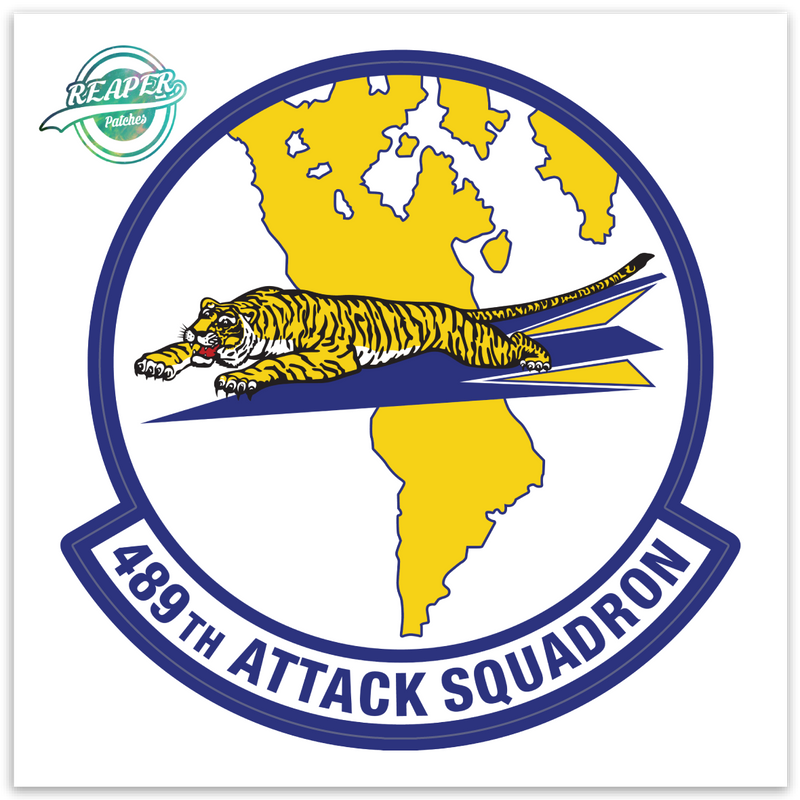 489th Attack Squadron- Zap - Reaper Patches
