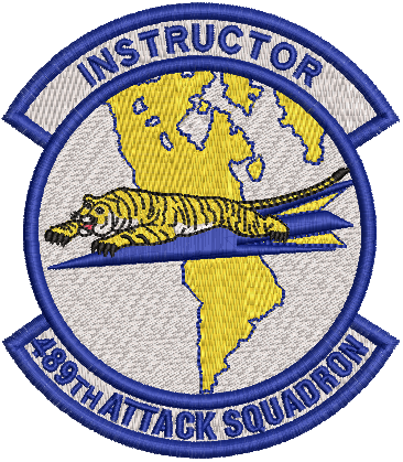 489th Attack Squadron -  Instructor - Reaper Patches