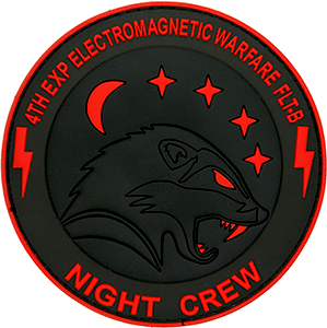 4th EXP Electromagnetic Warfare FLT-B  Night Crew- PVC