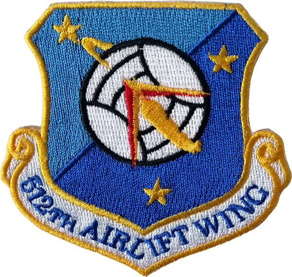 512th Airlift Wing - Color - NO VELCRO