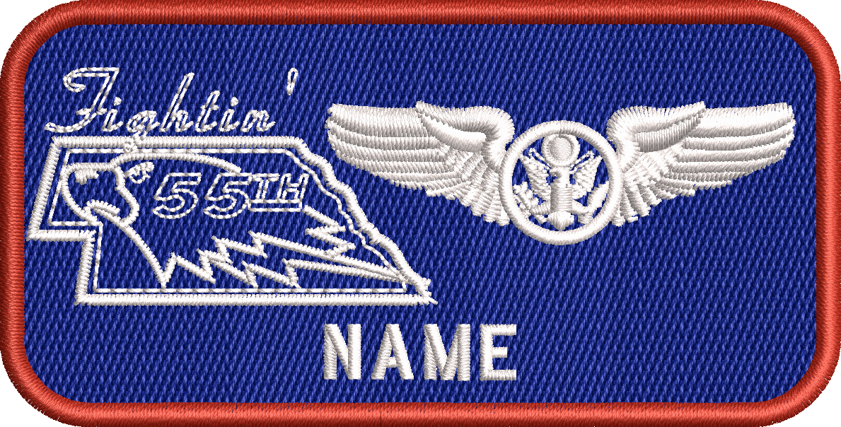 55th OG Fightin' - Friday Name Tag
