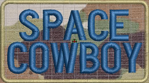 SPACE COWBOY - Duty Identifier Patch - OCP Fabric