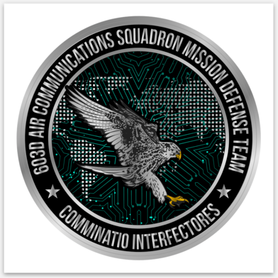 603D Air Communications Squadron - Sticker