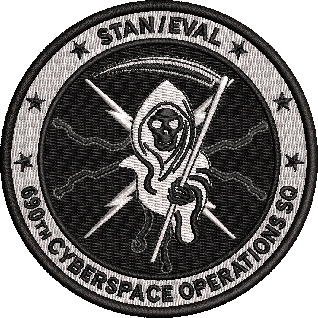 690th Cyberspace Operations SQ - Black and White