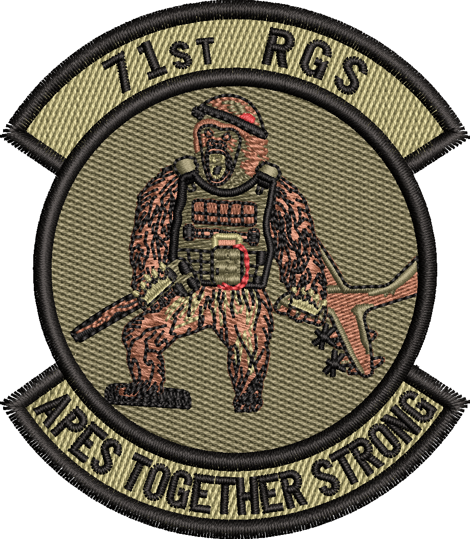 71st RGS Morale Patch - Apes together strong